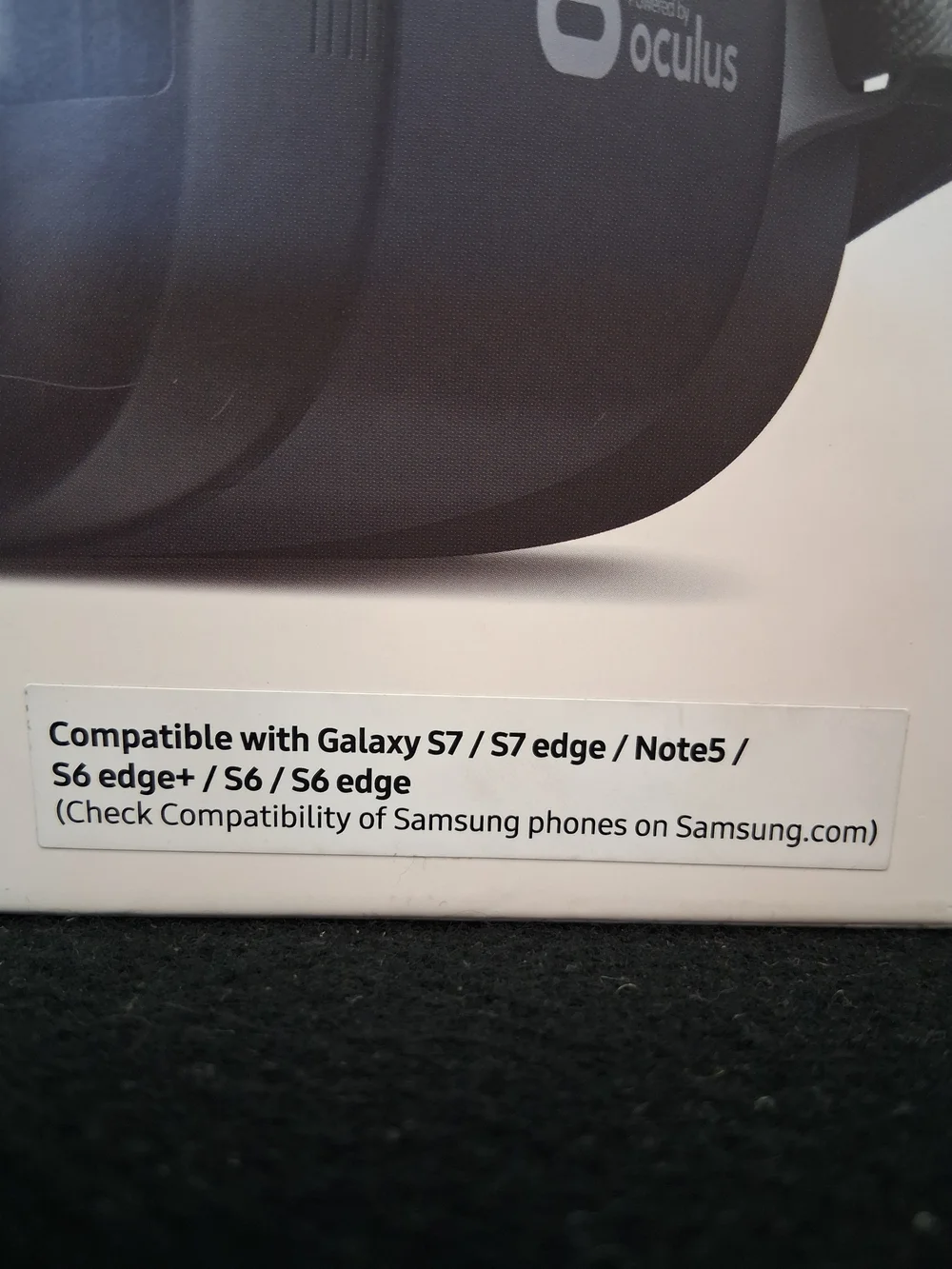Samsung Gear VR Headset - Black/Blue , NIB , Item 108